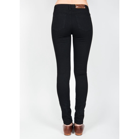 OM | High Rise Boy Zip Black Twill Skinny Jeans - Picture 2 of 15